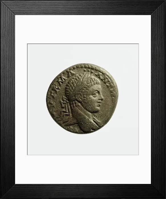Framed Print : Tetradrachm of Elegabalus, 1st-3rd century A.D. Creator: Unknown Framed Print : Tetradrachm of Elegabalus, 1st-3rd century A.D. Creator: Unknown