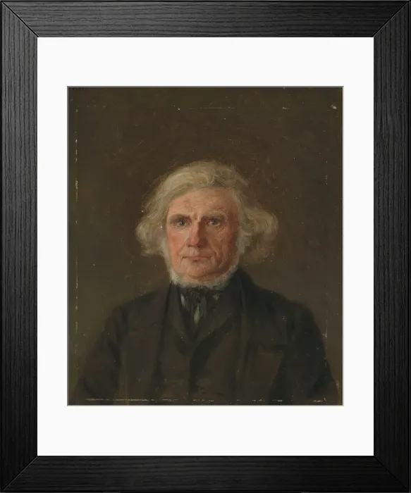 Framed Print : Old Man, Portrait Study, c1834-1876. Creator: Adolph Tidemand Framed Print : Old Man, Portrait Study, c1834-1876. Creator: Adolph Tidemand