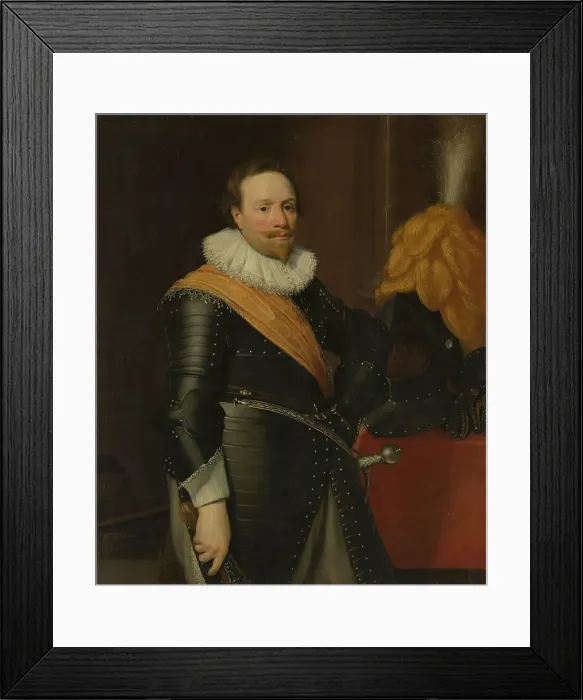 Framed Print : Portrait of an Officer, 1621. Creators: Jan Anthonisz van Ravesteyn, Workshop of Jan Antonisz van Ravesteyn Framed Print : Portrait of an Officer, 1621. Creators: Jan Anthonisz van Ravesteyn, Workshop of Jan Antonisz van Ravesteyn