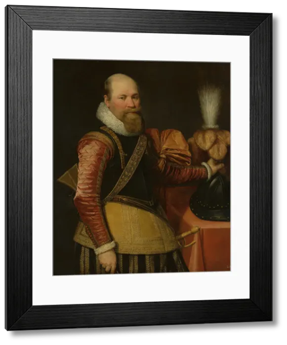 Framed Print : Portrait of an Officer, c1610s. Creator: Jan Anthonisz van Ravesteyn Framed Print : Portrait of an Officer, c1610s. Creator: Jan Anthonisz van Ravesteyn