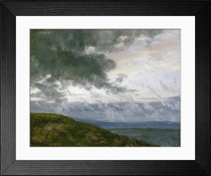 Framed Print : Storm Clouds, 1835. Creator: Johan Christian Dahl Framed Print : Storm Clouds, 1835. Creator: Johan Christian Dahl