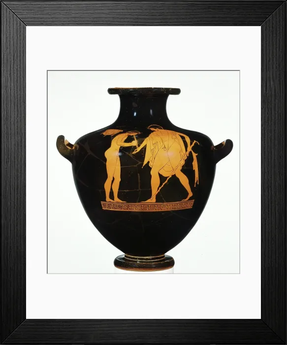 Framed Print : Attic Red-Figure Kalpis, active about 500 - 470 BC. Creator: Eucharides Painter Framed Print : Attic Red-Figure Kalpis, active about 500 - 470 BC. Creator: Eucharides Painter
