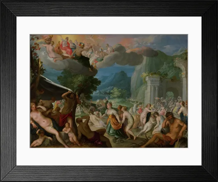 Framed Print : The Fall of Phaeton. Creator: Johannes Rottenhammer the elder Framed Print : The Fall of Phaeton. Creator: Johannes Rottenhammer the elder