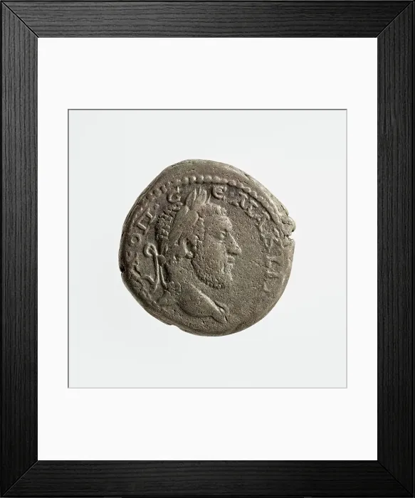Framed Print : Tetradrachm of Macrinus, 1st-3rd century A.D. Creator: Unknown Framed Print : Tetradrachm of Macrinus, 1st-3rd century A.D. Creator: Unknown