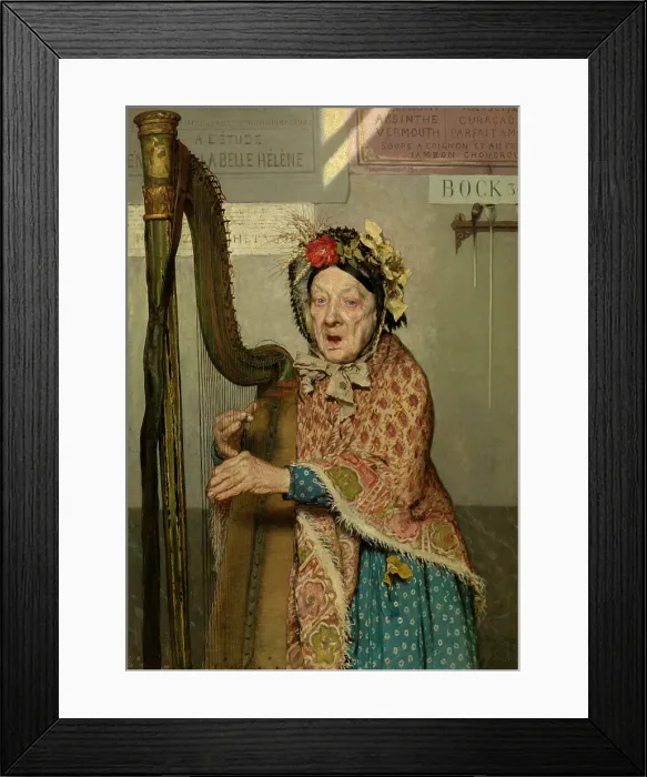 Framed Print : The Fallen Star, 1874. Creator: Jan Van Beers Framed Print : The Fallen Star, 1874. Creator: Jan Van Beers