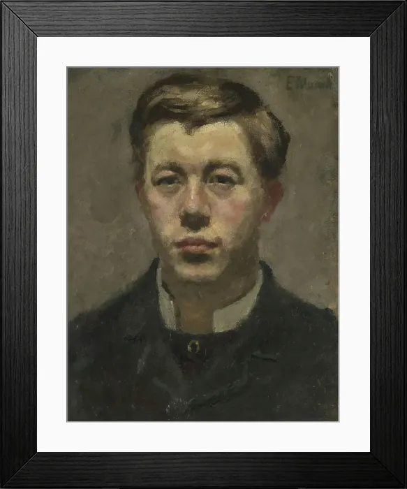 Framed Print : Thorvald Torgersen, 1882. Creator: Edvard Munch Framed Print : Thorvald Torgersen, 1882. Creator: Edvard Munch
