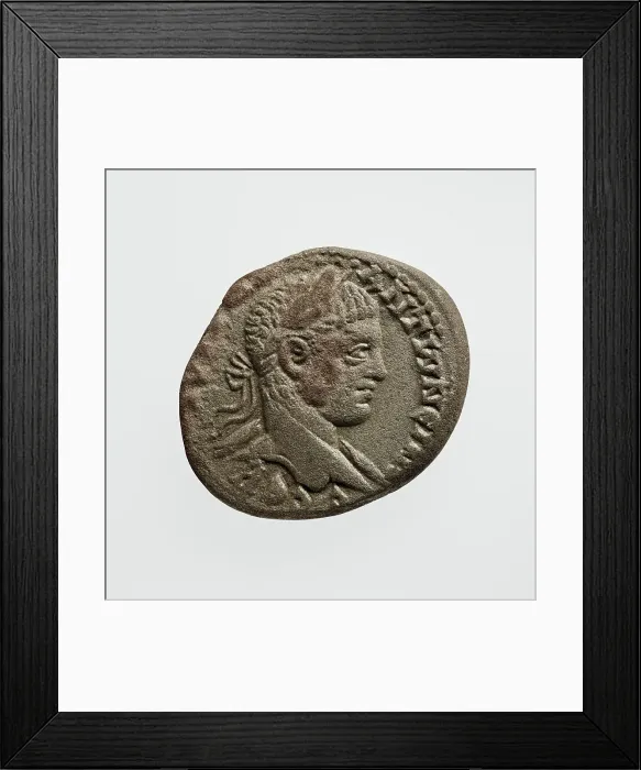 Framed Print : Tetradrachm of Caracalla, 1st-3rd century A.D. Creator: Unknown Framed Print : Tetradrachm of Caracalla, 1st-3rd century A.D. Creator: Unknown