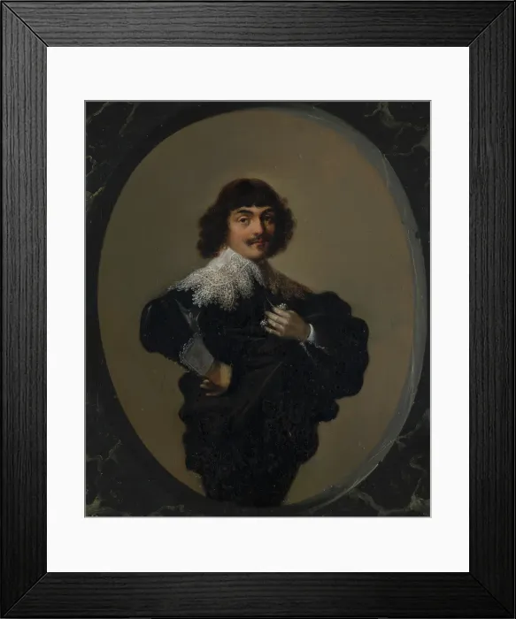 Framed Print : Portrait of Jean Fontaine (1608-1668), c1630s. Creator: Hendrik Gerritsz Pot Framed Print : Portrait of Jean Fontaine (1608-1668), c1630s. Creator: Hendrik Gerritsz Pot