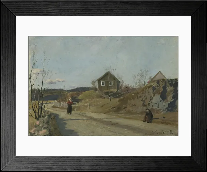 Framed Print : From Vestre Aker, 1881. Creator: Edvard Munch