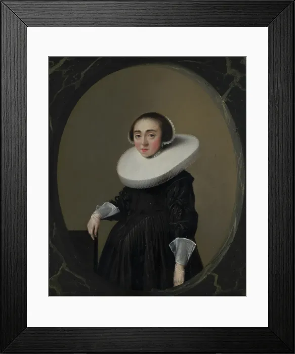 Framed Print : Portrait of Anna Hooftman (1613-after 1645), c1630s. Creator: Hendrik Gerritsz Pot Framed Print : Portrait of Anna Hooftman (1613-after 1645), c1630s. Creator: Hendrik Gerritsz Pot