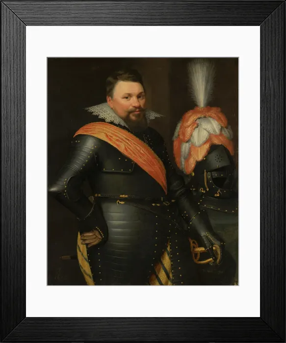 Framed Print : Portrait of an Officer, c1610s. Creator: Jan Anthonisz van Ravesteyn Framed Print : Portrait of an Officer, c1610s. Creator: Jan Anthonisz van Ravesteyn