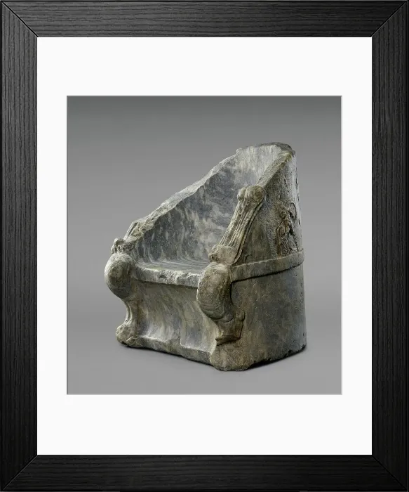 Framed Print : Throne, 300-200 BC. Creator: Unknown Framed Print : Throne, 300-200 BC. Creator: Unknown