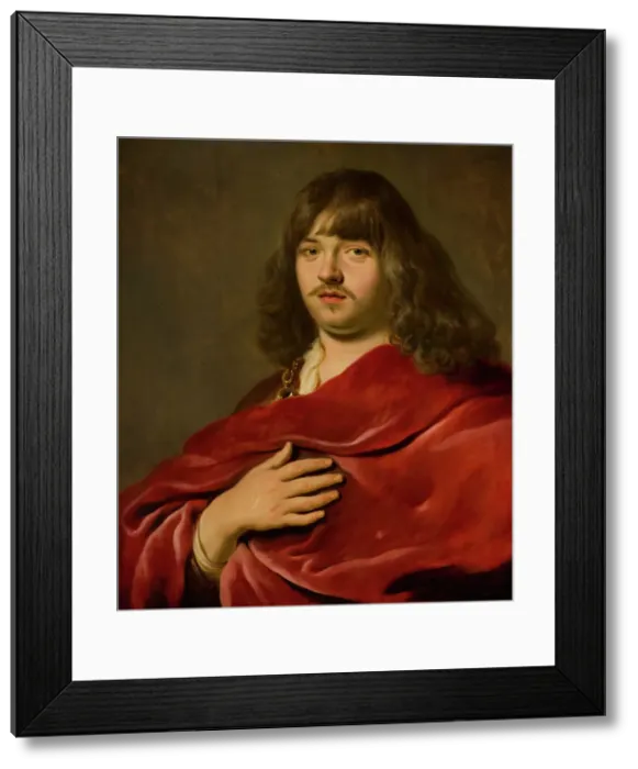 Framed Print : Portrait of a Man, c1630-1650. Creator: Jacob Adriaensz. Backer Framed Print : Portrait of a Man, c1630-1650. Creator: Jacob Adriaensz. Backer