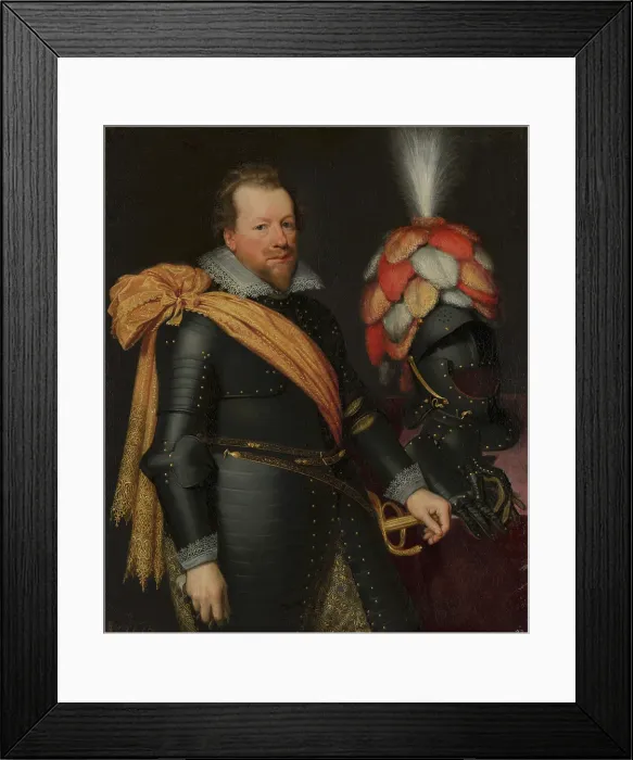 Framed Print : Portrait of an Officer, 1612. Creator: Jan Anthonisz van Ravesteyn Framed Print : Portrait of an Officer, 1612. Creator: Jan Anthonisz van Ravesteyn