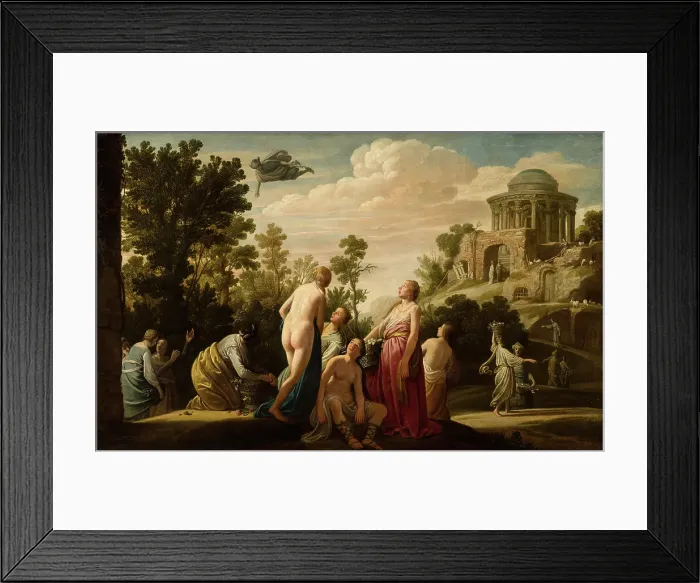 Framed Print : Mercury and Herse. Creator: Claes Cornelisz. Moeyaert Framed Print : Mercury and Herse. Creator: Claes Cornelisz. Moeyaert