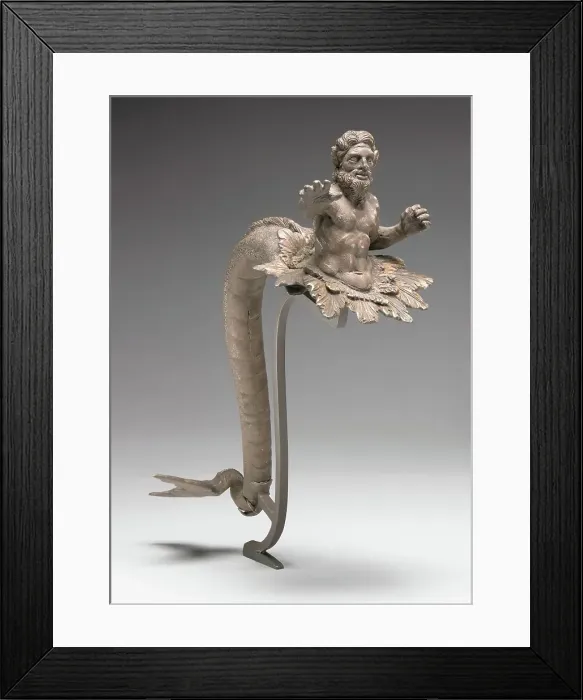 Framed Print : Oinochoe Handle, 100-1 BC. Creator: Unknown Framed Print : Oinochoe Handle, 100-1 BC. Creator: Unknown