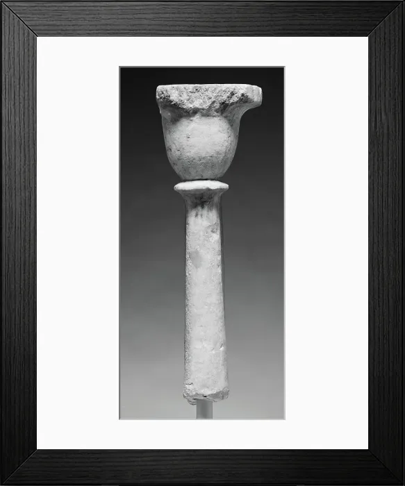Framed Print : Fragment of the Neck and Mouth of a Funerary Lekythos, 4th century BC. Creator: Unknown Framed Print : Fragment of the Neck and Mouth of a Funerary Lekythos, 4th century BC. Creator: Unknown