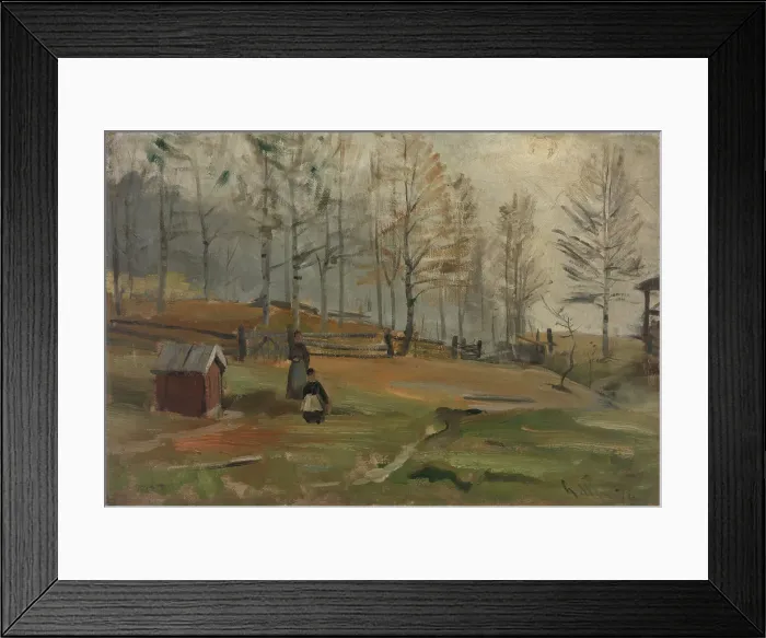 Framed Print : Autumn, 1876. Creator: Gerhard Munthe Framed Print : Autumn, 1876. Creator: Gerhard Munthe