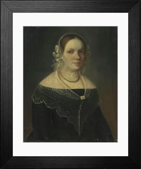 Framed Print : Elisabeth Christine Frolich, 1834. Creator: Carl Peter Lehmann Framed Print : Elisabeth Christine Frolich, 1834. Creator: Carl Peter Lehmann