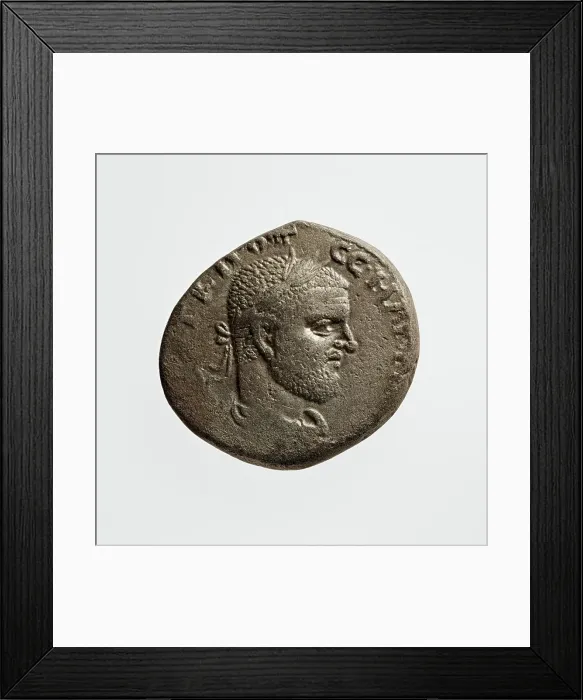 Framed Print : Tetradrachm of Macrinus, 1st-3rd century A.D. Creator: Unknown Framed Print : Tetradrachm of Macrinus, 1st-3rd century A.D. Creator: Unknown