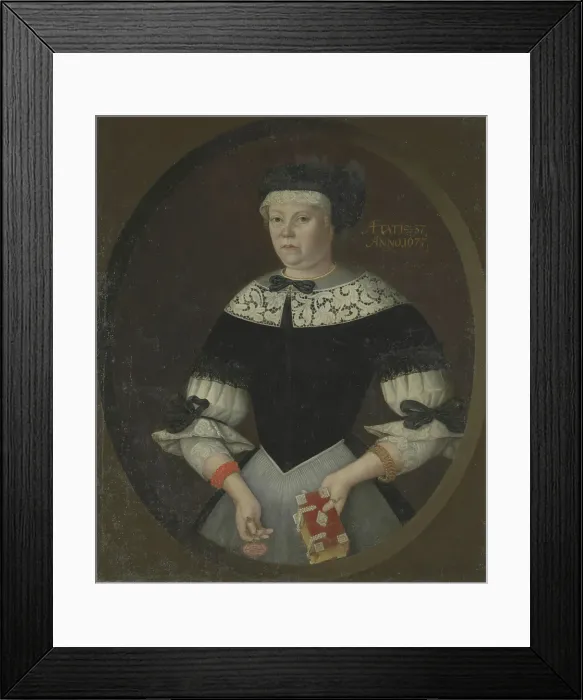 Framed Print : Elizabeth Godzen Seehusen, 1677. Creator: Andrew Lawrenceson Smith Framed Print : Elizabeth Godzen Seehusen, 1677. Creator: Andrew Lawrenceson Smith