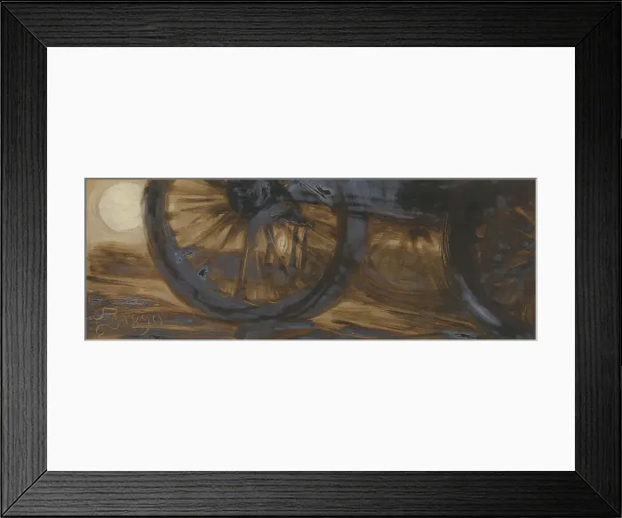 Framed Print : Wohnvognen Illustration for Holger Drachmann's Lygtemaend in Troldtoj, Copenhagen 1889-1890. Creator: August Jerndorff Framed Print : Wohnvognen Illustration for Holger Drachmann's Lygtemaend in Troldtoj, Copenhagen 1889-1890. Creator: August Jerndorff
