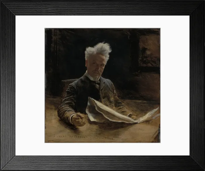Framed Print : Henri Rochefort, French Journalist and Politican, c1880s. Creator: Jan Van Beers Framed Print : Henri Rochefort, French Journalist and Politican, c1880s. Creator: Jan Van Beers