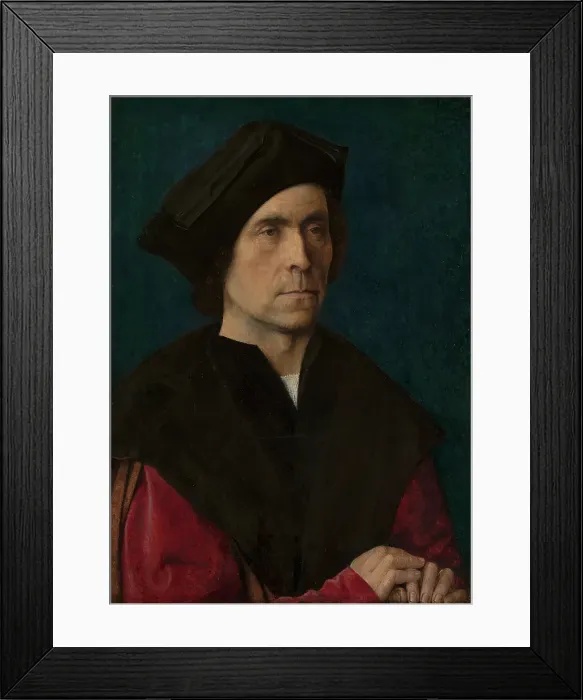 Framed Print : Portrait of a Man. Creator: Michael Sittow Framed Print : Portrait of a Man. Creator: Michael Sittow