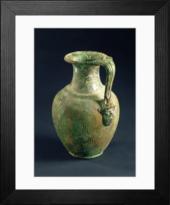 Framed Print : Oinochoe, 25 BC-AD 25. Creator: Unknown Framed Print : Oinochoe, 25 BC-AD 25. Creator: Unknown