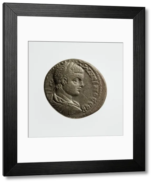 Framed Print : Tetradrachm of Macrinus, 1st-3rd century A.D. Creator: Unknown Framed Print : Tetradrachm of Macrinus, 1st-3rd century A.D. Creator: Unknown