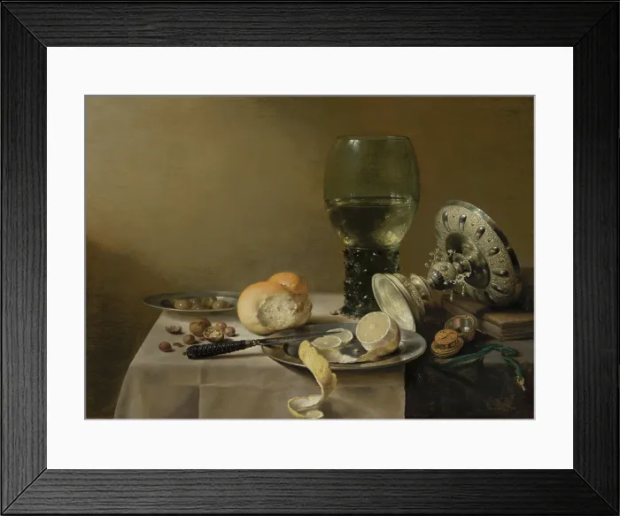 Framed Print : Still Life with Tazza, 1636. Creator: Pieter Claesz Framed Print : Still Life with Tazza, 1636. Creator: Pieter Claesz