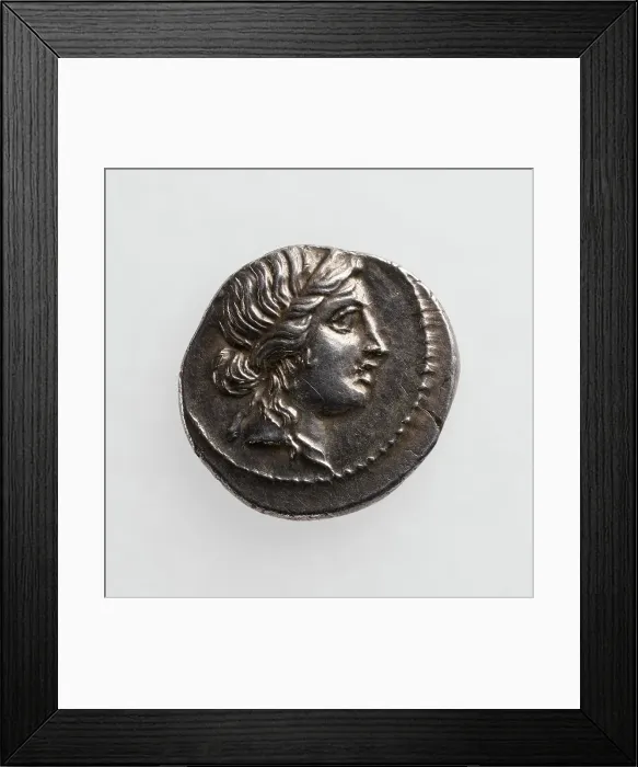 Framed Print : Denarius, 1st century B.C. Creator: Unknown Framed Print : Denarius, 1st century B.C. Creator: Unknown