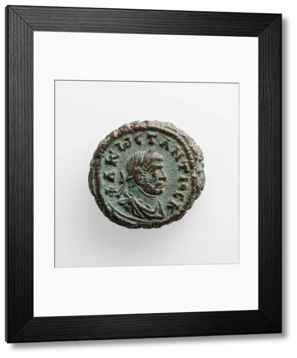 Framed Print : Tetradrachm of Constantinus I, A.D. 305-306. Creator: Unknown Framed Print : Tetradrachm of Constantinus I, A.D. 305-306. Creator: Unknown