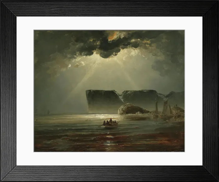 Framed Print : From North Cape, End of the 18th century. Creator: Peder Balke Framed Print : From North Cape, End of the 18th century. Creator: Peder Balke