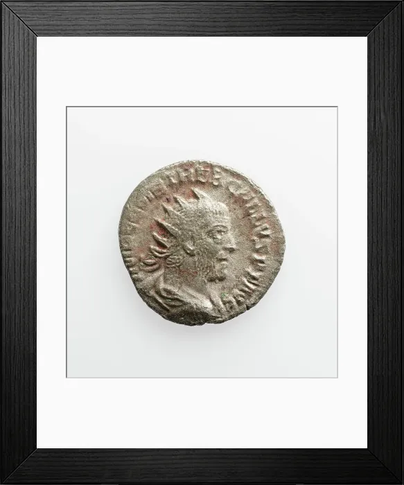 Framed Print : Antoninianus of Trebonianus Gallus, A.D. 251-253. Creator: Unknown Framed Print : Antoninianus of Trebonianus Gallus, A.D. 251-253. Creator: Unknown