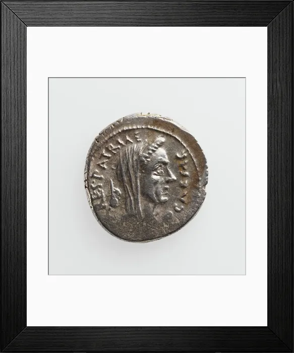Framed Print : Denarius, 1st century B.C. Creator: Unknown Framed Print : Denarius, 1st century B.C. Creator: Unknown
