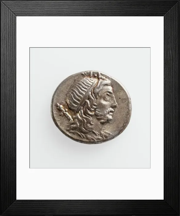 Framed Print : Denarius, 1st century B.C. Creator: Unknown Framed Print : Denarius, 1st century B.C. Creator: Unknown