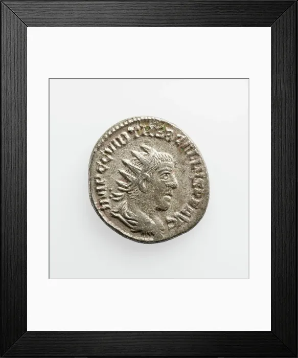 Framed Print : Antoninianus of Trebonianus Gallus, A.D. 251-253. Creator: Unknown Framed Print : Antoninianus of Trebonianus Gallus, A.D. 251-253. Creator: Unknown