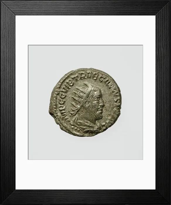 Framed Print : Antoninianus of Trebonianus Gallus, A.D. 251-253. Creator: Unknown Framed Print : Antoninianus of Trebonianus Gallus, A.D. 251-253. Creator: Unknown