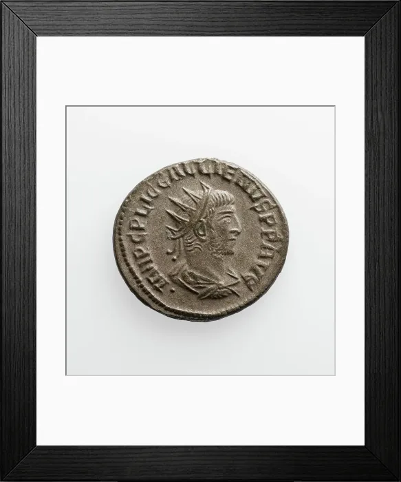 Framed Print : Antoninianus of Gallienus, A.D. 253-268. Creator: Unknown Framed Print : Antoninianus of Gallienus, A.D. 253-268. Creator: Unknown