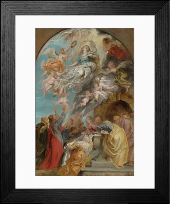 Framed Print : Modello for the Ascension of the Virgin. Creator: Peter Paul Rubens