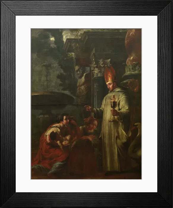 Framed Print : Miracle of Saint Hugh of Lincoln, 1685. Creator: Jan Erasmus Quellinus Framed Print : Miracle of Saint Hugh of Lincoln, 1685. Creator: Jan Erasmus Quellinus