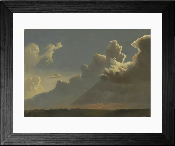 Framed Print : Cloud Study, c1830-1879. Creator: Knud Baade Framed Print : Cloud Study, c1830-1879. Creator: Knud Baade