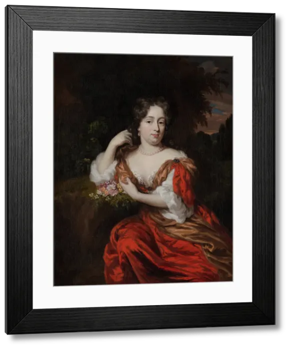 Framed Print : Portrait of Catharina Dierquens (1664-1715), c1680s. Creator: Nicolaes Maes Framed Print : Portrait of Catharina Dierquens (1664-1715), c1680s. Creator: Nicolaes Maes