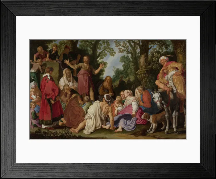 Framed Print : St John the Baptist Preaching, 1627. Creator: Pieter Lastman Framed Print : St John the Baptist Preaching, 1627. Creator: Pieter Lastman