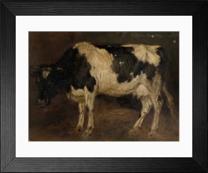 Framed Print : Cow, c1870s. Creator: Andre Plumot Framed Print : Cow, c1870s. Creator: Andre Plumot