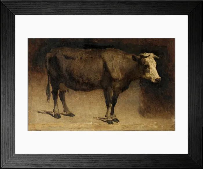 Framed Print : Cow, c1870s. Creator: Andre Plumot Framed Print : Cow, c1870s. Creator: Andre Plumot