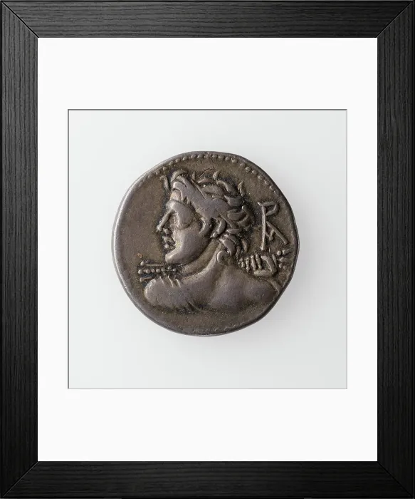 Framed Print : Denarius with L. Caesi, 112-111 B.C. Creator: Unknown Framed Print : Denarius with L. Caesi, 112-111 B.C. Creator: Unknown