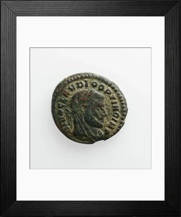 Framed Print : Coin of Claudius II, A.D. 268-270. Creator: Unknown Framed Print : Coin of Claudius II, A.D. 268-270. Creator: Unknown