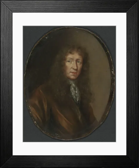 Framed Print : Male portrait, c1680. Creator: David van der Plas Framed Print : Male portrait, c1680. Creator: David van der Plas